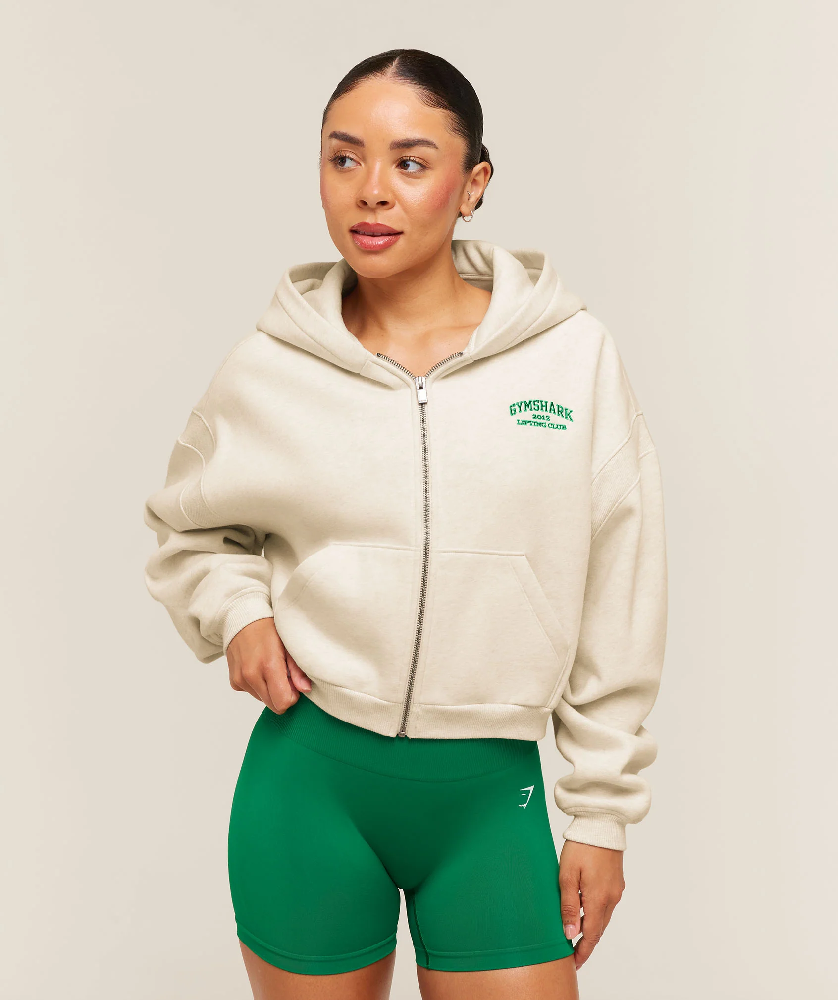 Cosy Luxe Campus Full Zip Hoodie
