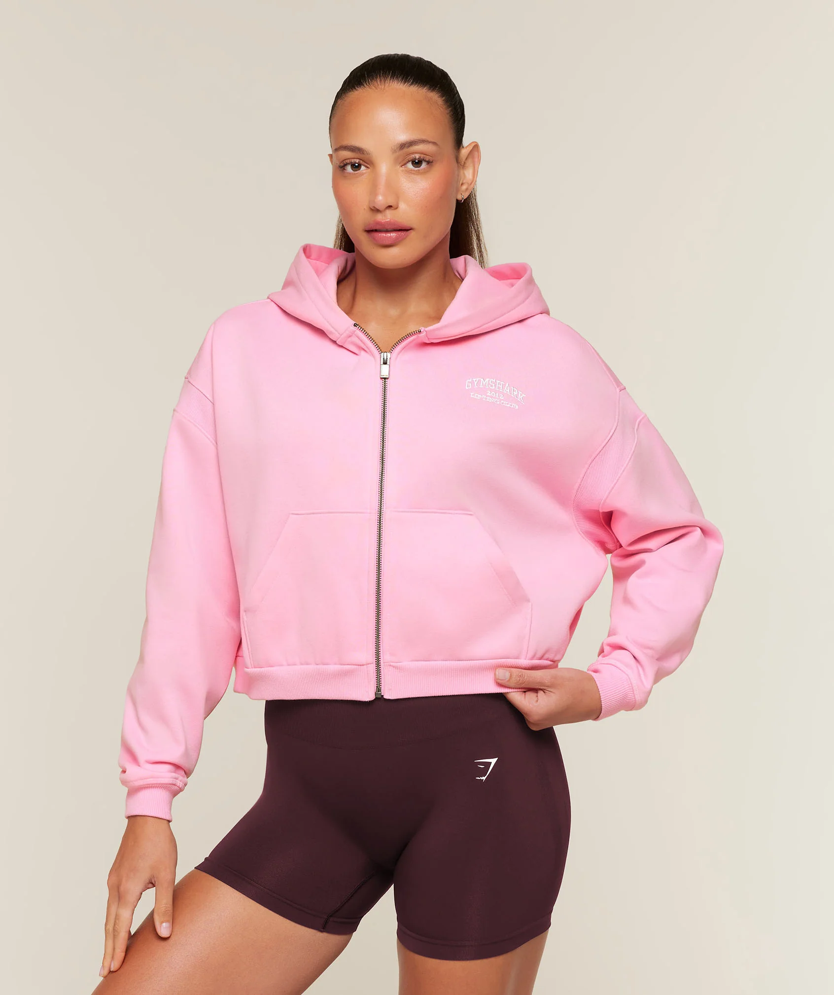 Cosy Luxe Campus Full Zip Hoodie
