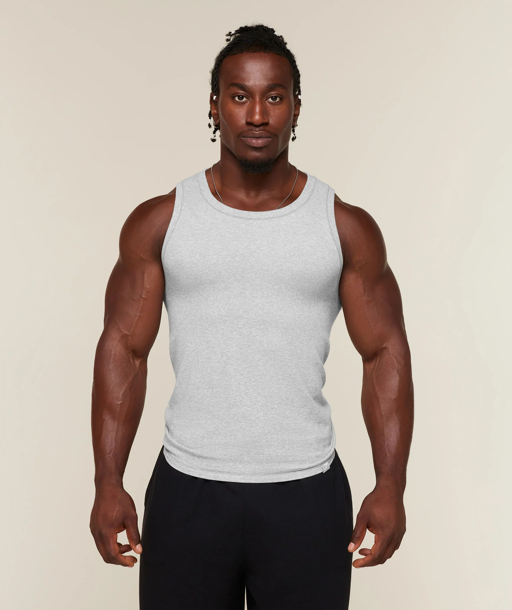 Cotton Seamless Sleeveless Top - Image 21