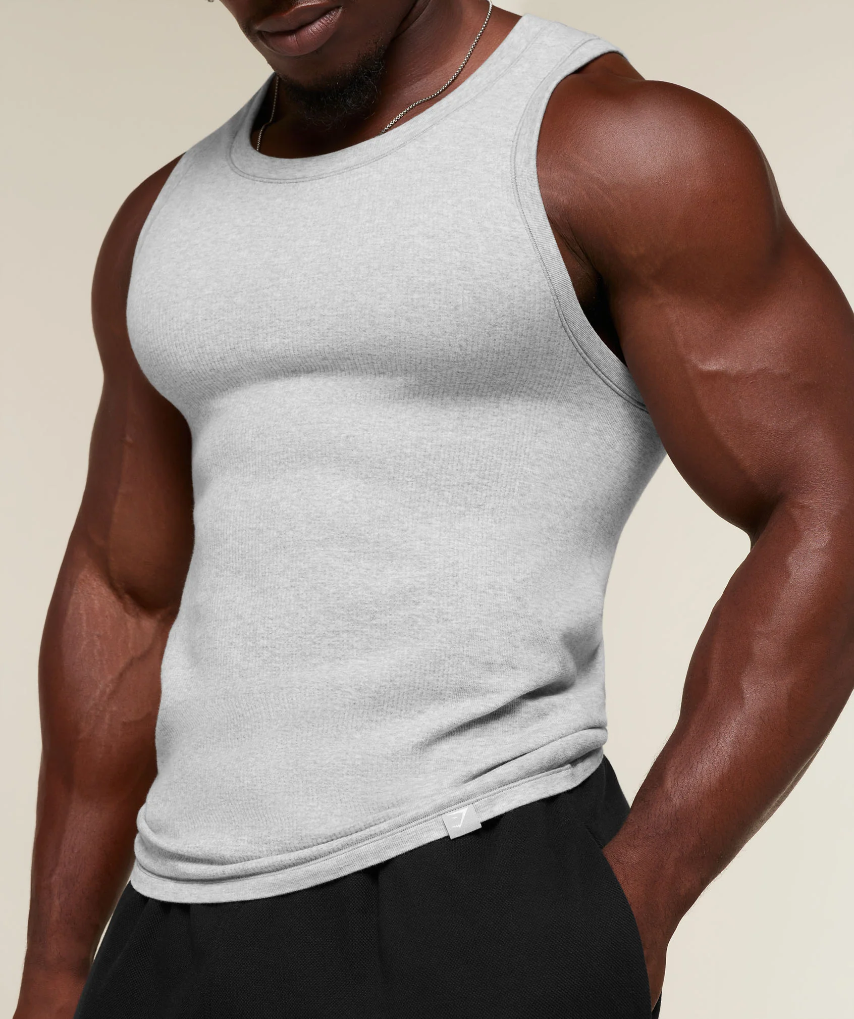 Cotton Seamless Sleeveless Top - Image 26