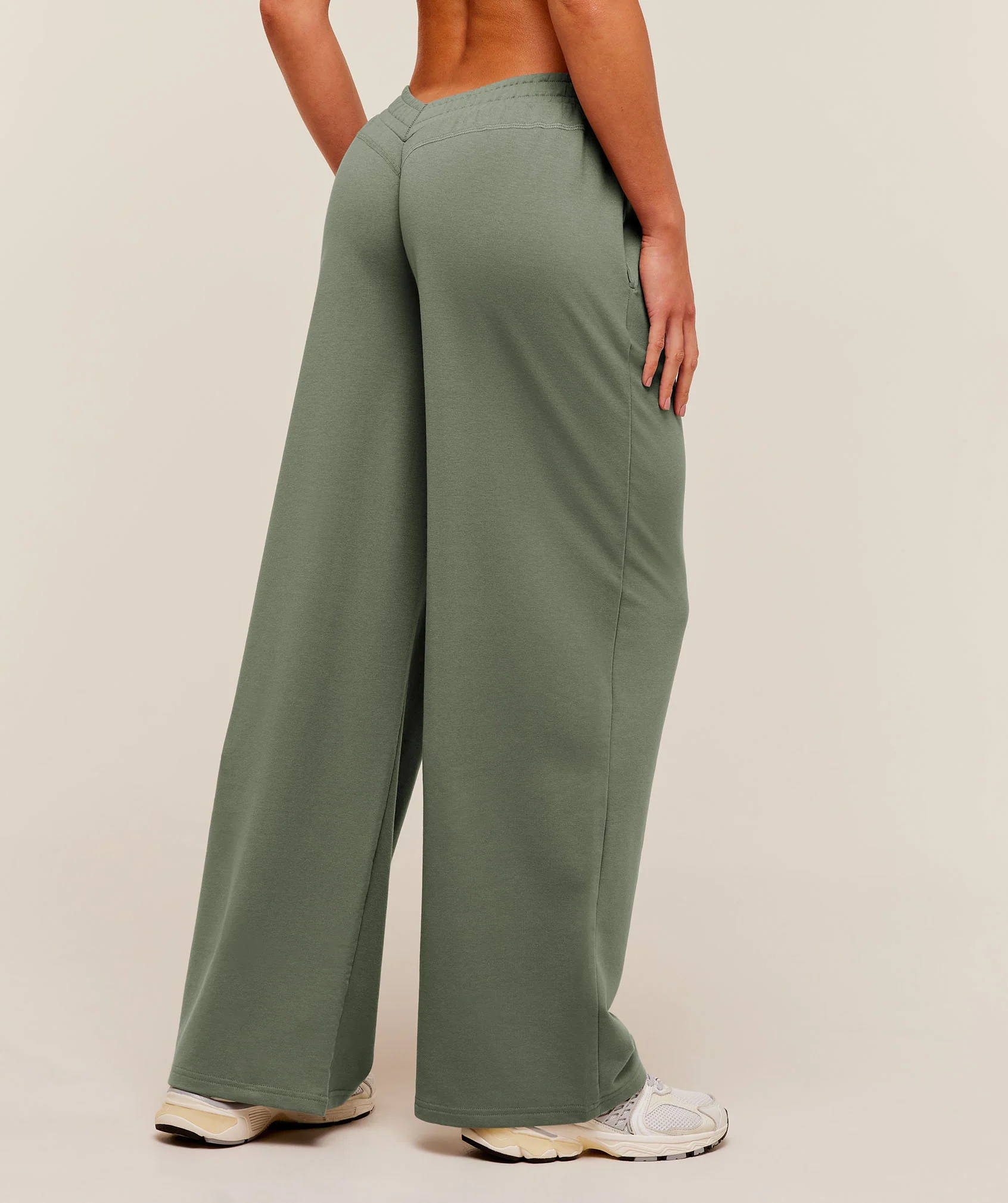 Lifting Dipped Waistband Pants