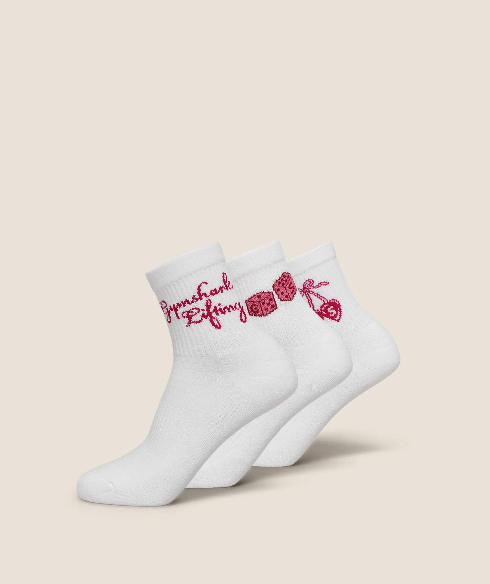 Femme Lifting Graphic Midi Sock 3pk