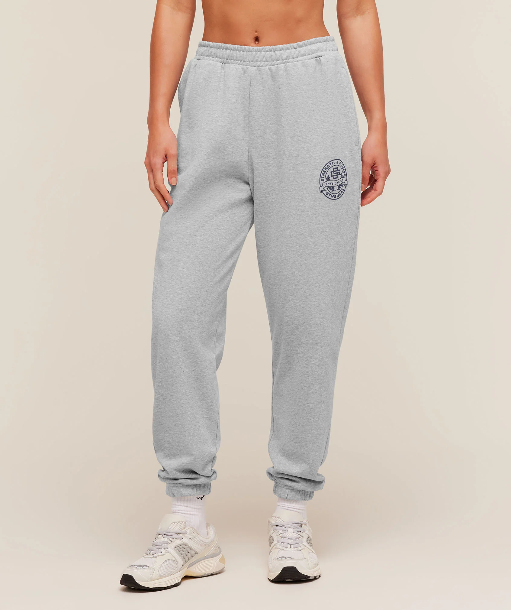 Strength and Fitness Crest Graphic Joggers