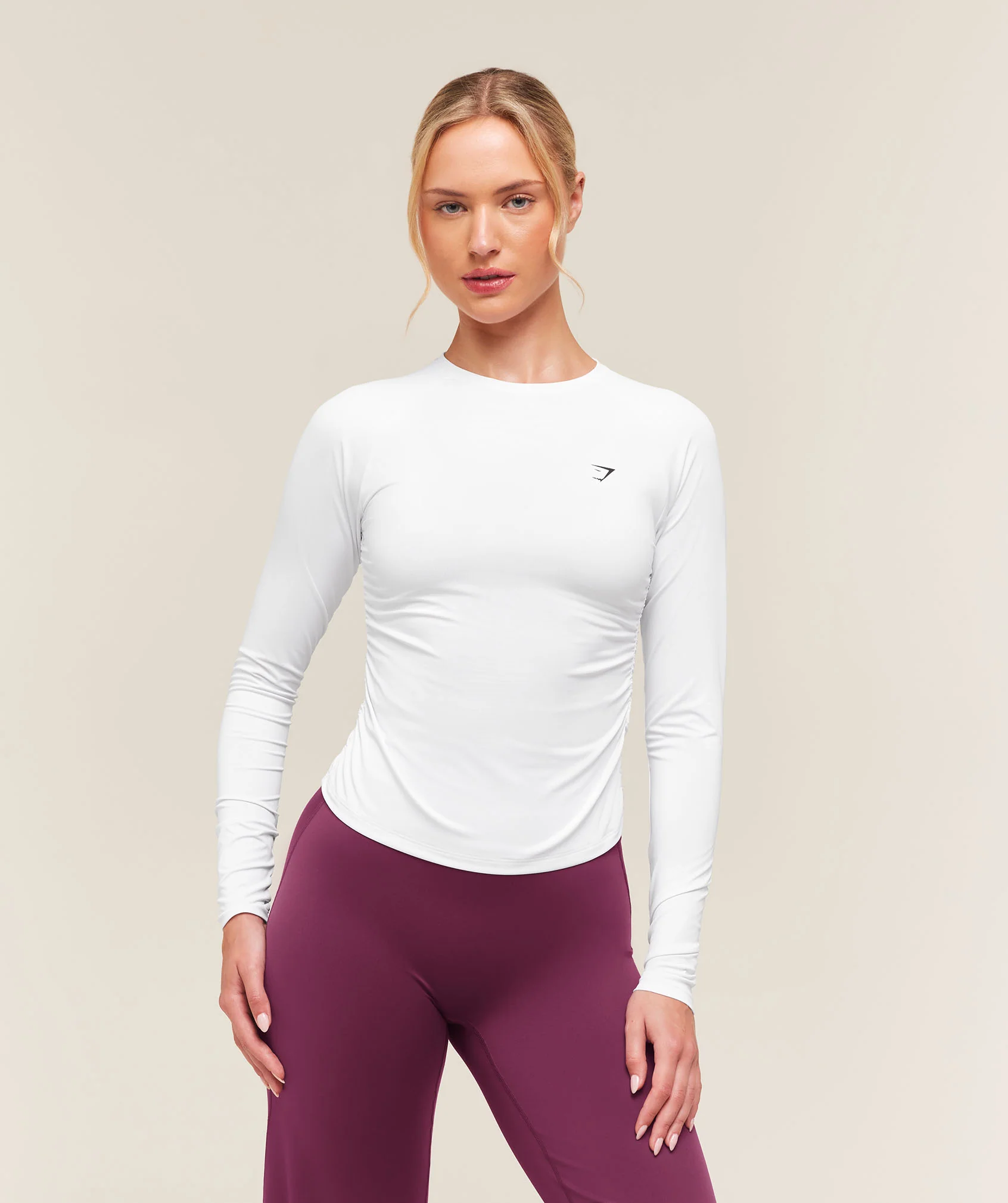 Training Ruche Long Sleeve Top