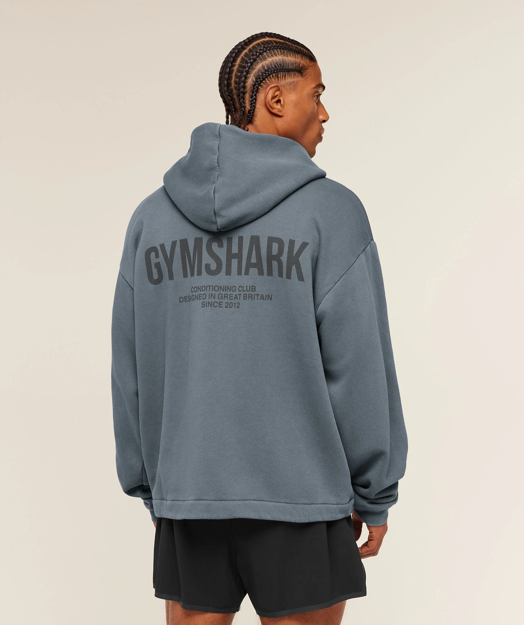 Conditioning Club Washed Zip Through Hoodie
