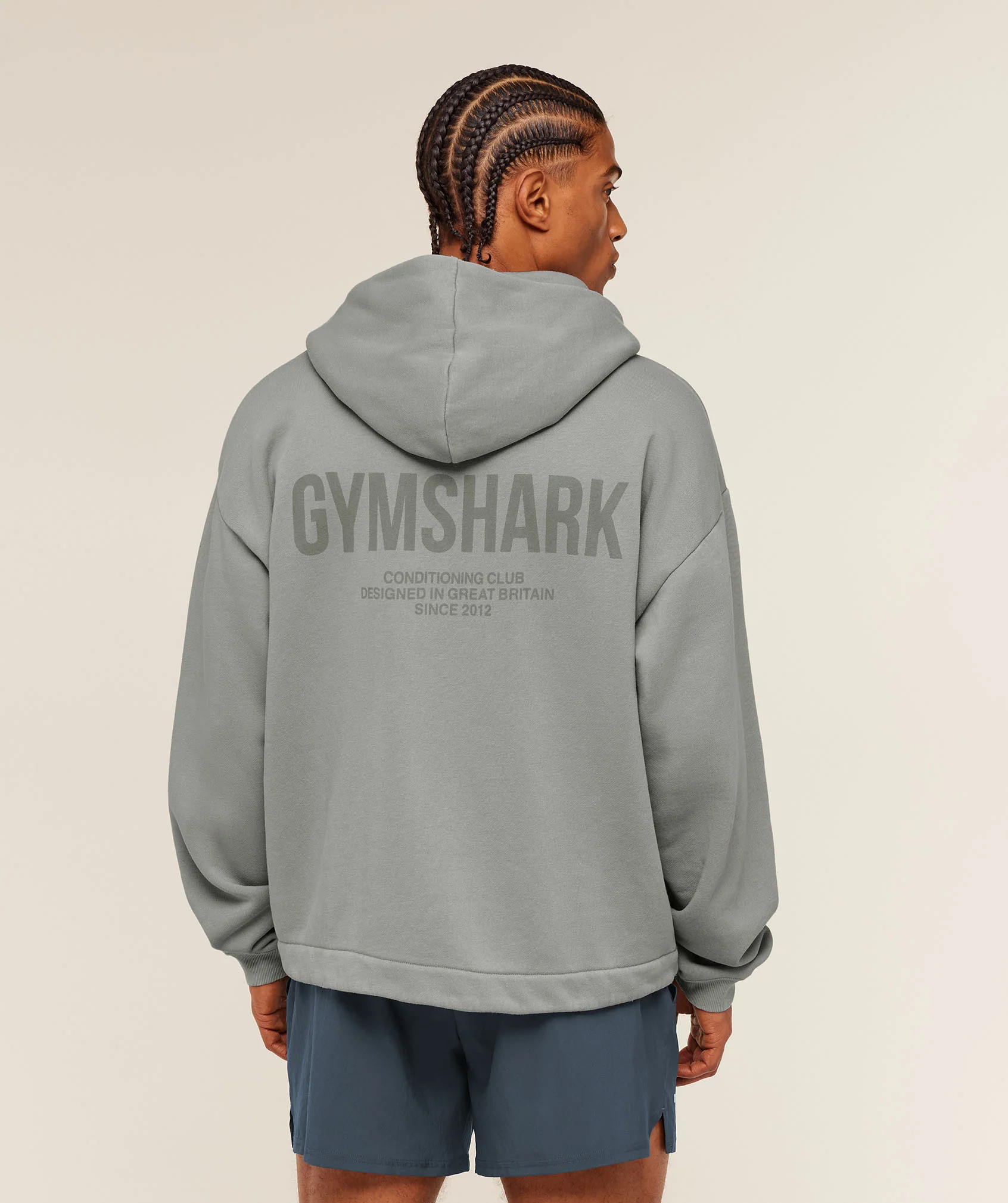 Conditioning Club Washed Zip Through Hoodie