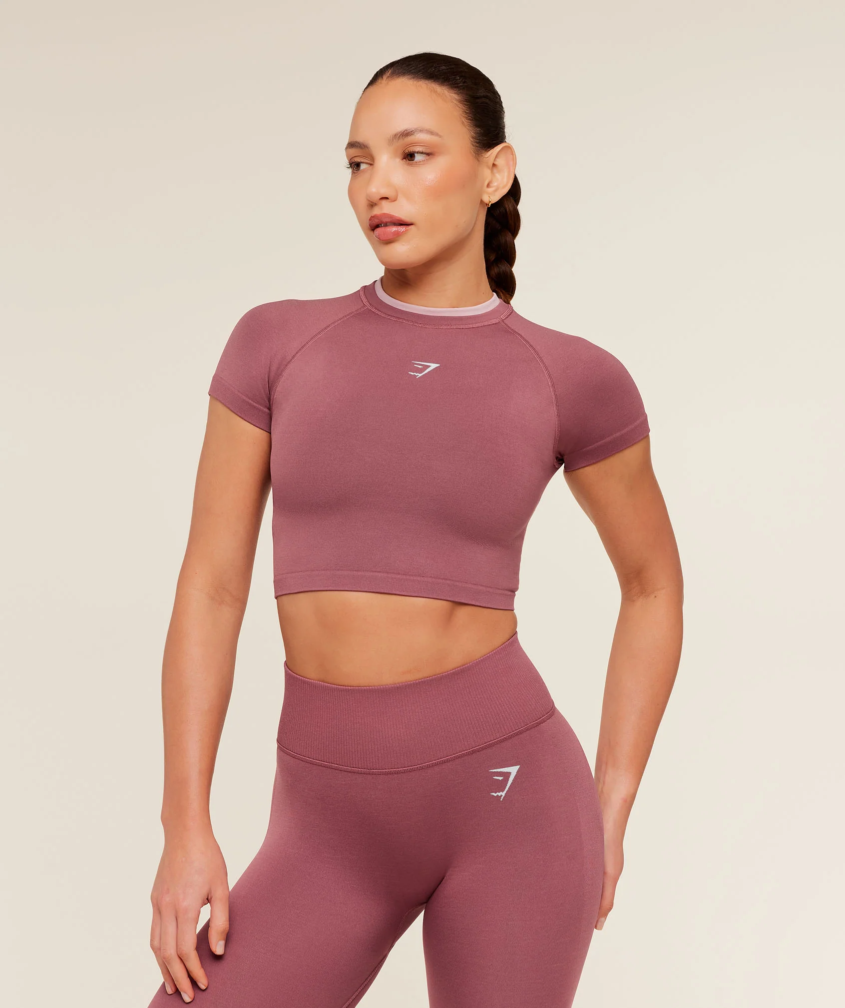 Relay Seamless Short Sleeve Crop Top