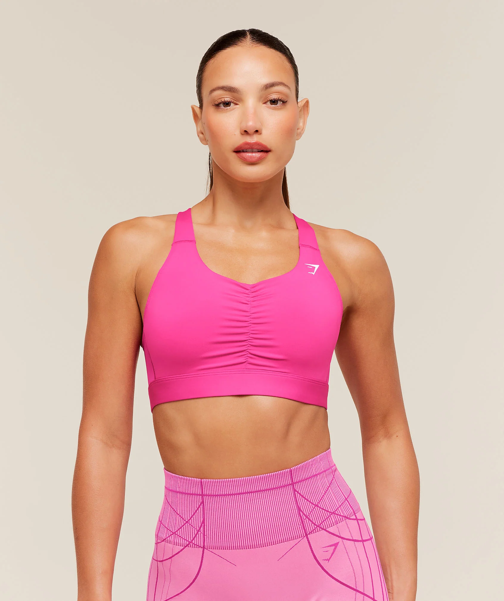 High Support Ruched Sports Bra