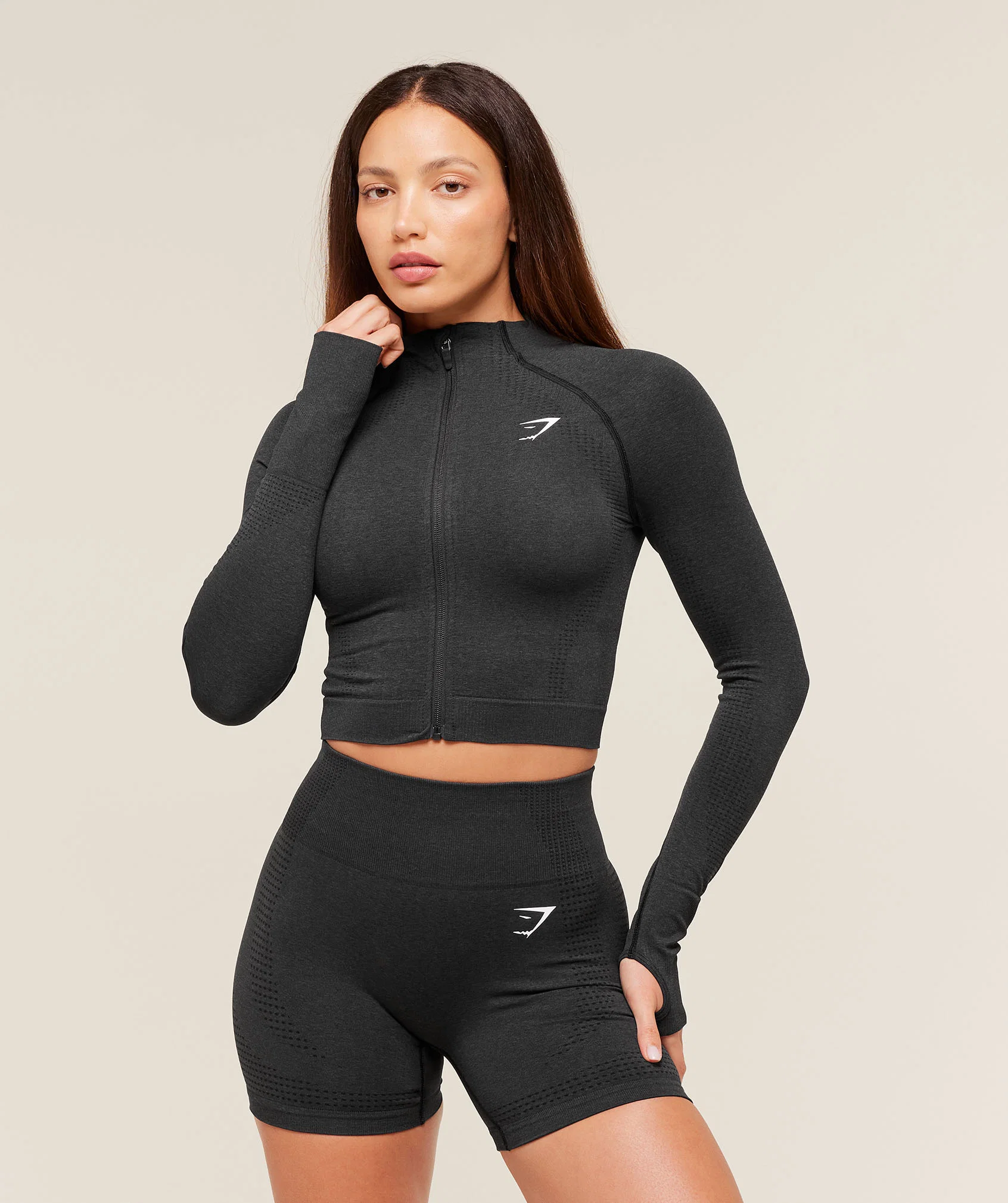 Vital Seamless Midi Zip 2.0 Pullover
